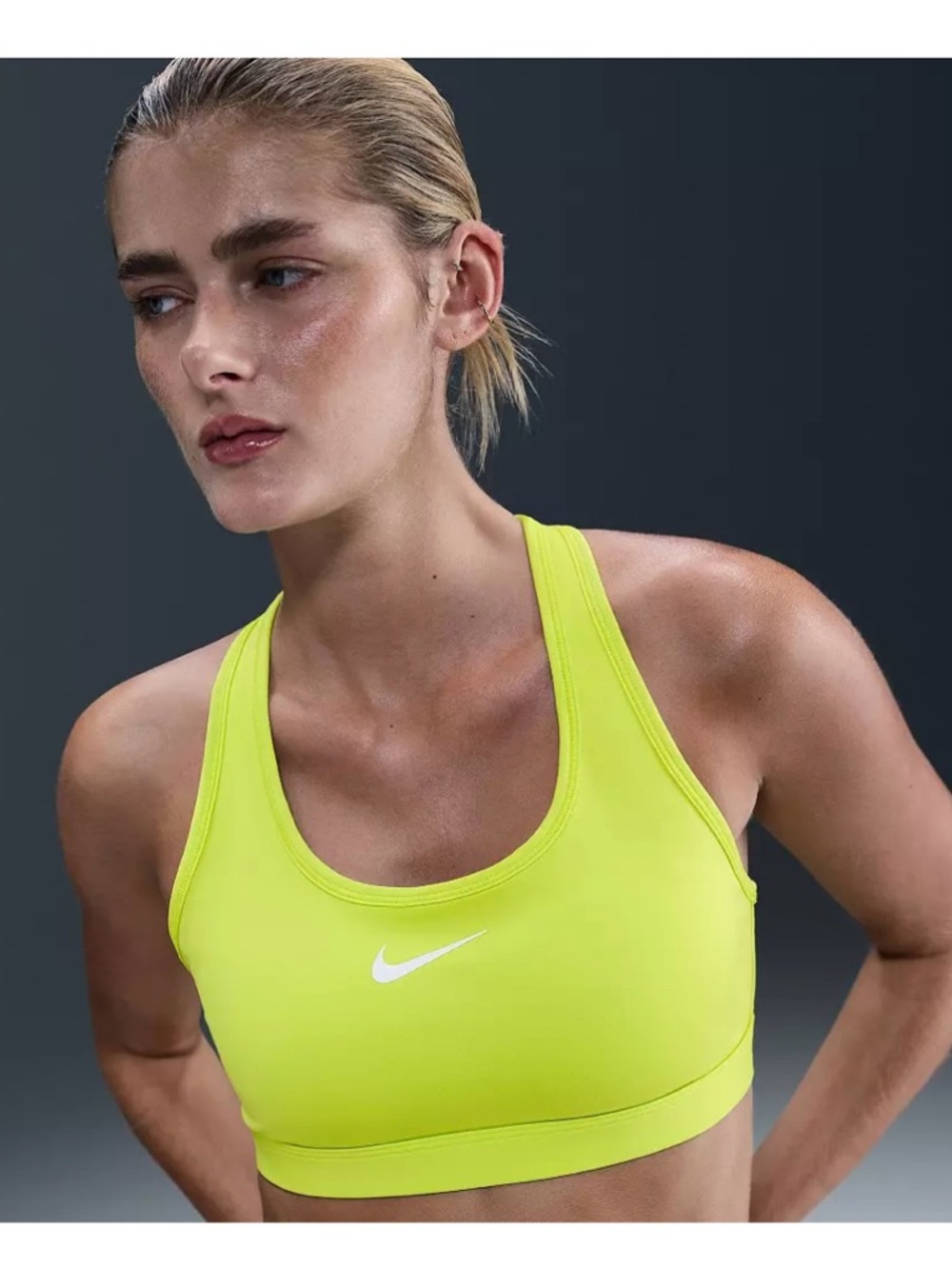 NWT Nike Women's Neon Yellow Sports Bra